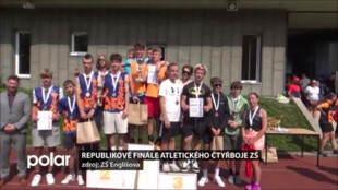 ZŠ Dvorského si odvezla bronzovou medaili z republikového finále atletického čtyřboje základních škol