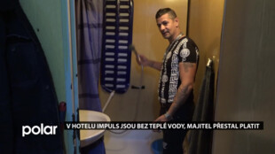 Ubytovaní lidé v Hotelu Impuls v Havířově jsou bez teplé vody, majitel dluží dodavateli za teplo velké peníze
