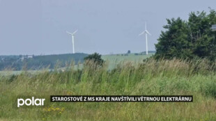 ENERGIE A KRAJ: Starostové z MS kraje navštívili větrnou elekrárnu