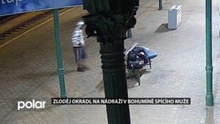 Zloděj okradl na nádraží spícího muže. I přes rychlé dopadení, stihl peníze utratit