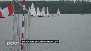 Více než 50 plachetnic závodilo na Slezské Hartě na jachtařském závodě Bermuda Cup