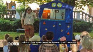 Děti si užily pohádkové prázdniny za KD Radost s divadlem Smíšek