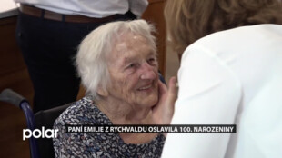 Unikátní oslavu životního jubilea připravila radnice v Rychvaldu pro paní Emilii Zdunkovou