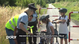 Policisté a BESIP apelovali na cyklisty, přilbu by měl mít každý
