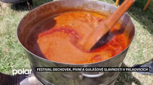 V Palkovicích si lidé užili Festival dechovky, piva a guláše