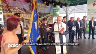 Jablunkov slavil udělení městských práv, ocenil osobnosti a hasiči mají vysvěcený prapor