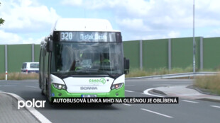 Letní autobusová linka MHD z Frýdku-Místku na Olešnou je oblíbená