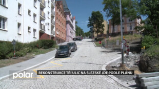 Rekonstrukce tří ulic ve Slezské Ostravě jde podle plánu, Zámostní už je hotová
