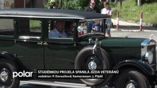 Studénkou projela jízda veteránů, lidé obdivovali staré motocykly i Pragu z roku 1928