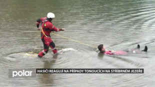 Hasiči reagují na případy tonoucích na Stříbrném jezeře v Opavě. Uspořádali osvětovou akci