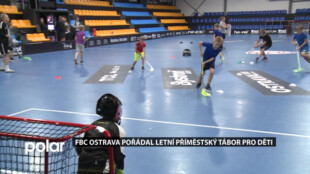 Příměstský tábor florbalového klubu FBC Ostrava děti rozhýbal a bavil