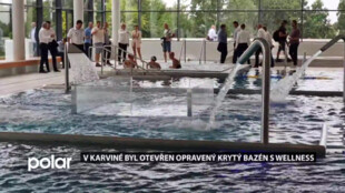 V Karviné po kompletní rekonstrukci otevřeli krytý bazén s novým wellness centrem
