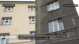 Radnice Moravské Ostravy nechala zrekonstruovat další bytový dům, který dlouhá léta chátral