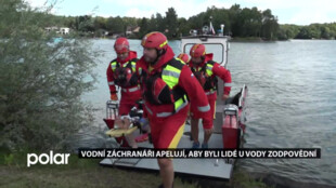 Vodní záchranáři na Těrlické přehradě apelují, aby se lidé chovali zodpovědně