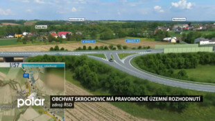 Stát má pravomocné územní rozhodnutí na obchvat Skrochovic. S jeho stavbou by se mohlo začít v roce 2025