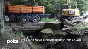 Horní Suchá začala s rekonstrukcí mostu přes Sušanku, silnice bude neprůjezdná