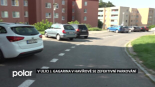 V ulici J. Gagarina v Havířově se zefektivní parkování