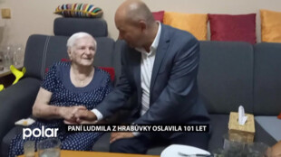 Paní Ludmila z Hrabůvky oslavila 101 let, popřát jí přišlo i vedení radnice