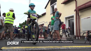 V Heřmanicích se jel tradiční dětský cyklistický závod