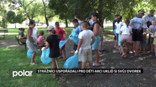 Strážníci v Havířově uspořádali pro děti akci Ukliď si svůj dvorek