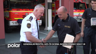 Generální ředitel hasičů ocenil modernizaci zbrojnice dobrovolných hasičů ve Frýdku-Místku
