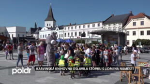 Regionální knihovna Karviná oslavila svou stovku s lidmi na náměstí