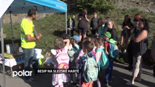 Krajský BESIP uspořádal pro školy dopravní a zábavnou akci na břehu Slezské Harty