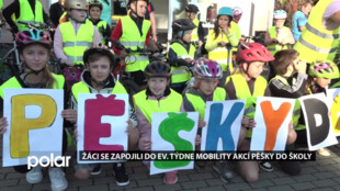 Žáci v Horní Suché se zapojili do Evropského týdne mobility akcí Pěšky do školy