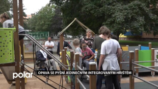V Opavě se mohou společně bavit zdravé děti s hendikepovanými na největším integrovaném hřišti v Česku