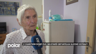 V charitním domě žije i nejstarší obyvatelka Slezské Ostravy, bylo jí už 102 let