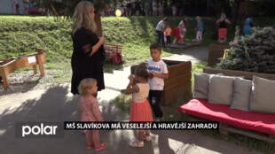 Zahrada porubské MŠ Slavíkova je veselejší a hravější. S jejími úpravami pomáhali rodiče dětí