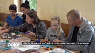 Církev bratrská začleňuje ukrajinské rodiny i formou hry, děti mohly společně po tři dny stavět Lego