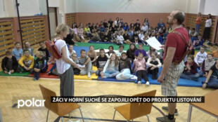 Žáci v Horní Suché se zapojili opět do projektu Listování