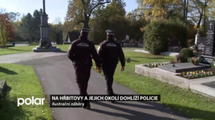 Dušičky se blíží. Policisté dohlížejí na hřbitovy i bezpečnost silničního provozu v jejich okolí