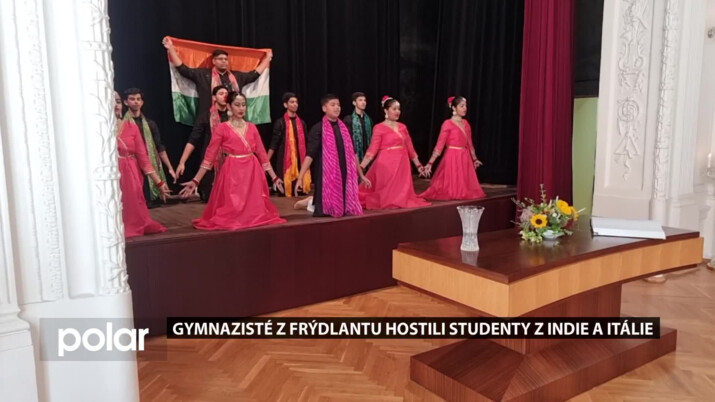 Gli studenti delle scuole secondarie di Frýdlant accettano studenti dall’India e dall’Italia |  Frýdlant e Ostrovici |  Novità |  POLAR – Televisione regionale della Moravia-Slesia |  POLO