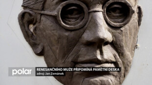 Renesančního muže připomíná v Novém Jičíně pamětní deska