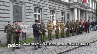 Opava oslavila 105 let od vzniku Československa pietním aktem a prohlídkami pěchotního srubu