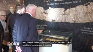 Archeologové a památkáři seznámili veřejnost s výsledky ročního zkoumání zlatého šperku, nalezeného vloni na Opavsku