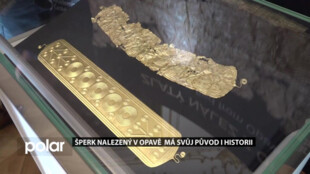 Zlatý šperk nalezený v Opavě Kateřinkách má svůj původ i historii. Jeho hodnota je asi 5,6 milionů