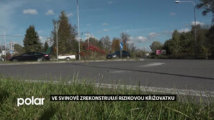 Ve Svinově zmizí křižovatka častých nehod na výjezdu z Polanecké ulice. Nahradí ji okružní křižovatka