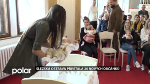 Slezská Ostrava přivítala 20 nových občánků. Tento akt se koná čtyřikrát do roka