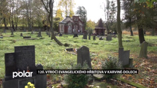 Dobrovolníci si připomněli 120. výročí evangelického hřbitova v Karviné-Dolech