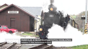 Parní vlak je největší atraktivitou Osoblažska