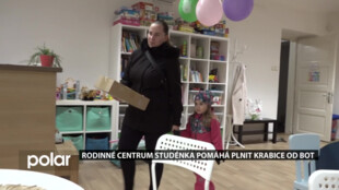 Rodinné centrum Studénka pomáhá plnit Krabice od bot