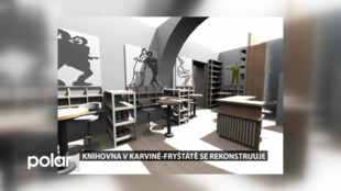 Knihovna v Karviné-Fryštátě se rekonstruuje, vylepšení se dočkají i další pobočky