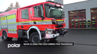 Vrbenští hasiči převzali od města nejmodernější techniku – zásahovou cisternu Scania