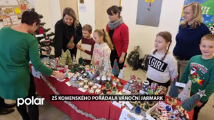 Školáci ze ZŠ Komenského ve Frýdlantě pořádali vánoční jarmark