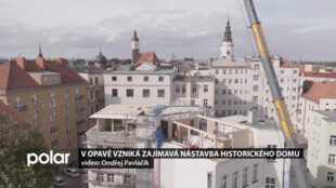 V Opavě vzniká zajímavá nástavba historického domu v Lazebnické ulici