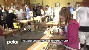 Školáci soutěžili v práci se dřevem a kovem, opět ukázali své šikovné ruce