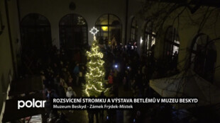 V Muzeu Beskyd rozsvítili vánoční stromeček a otevřeli vernisáž betlémů